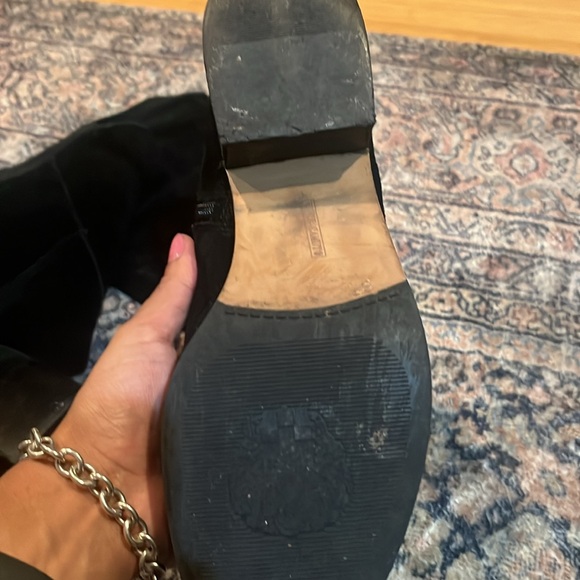 Vince Camuto Over the Knee Black Boot Suede 9.5 women’s - Picture 8 of 11